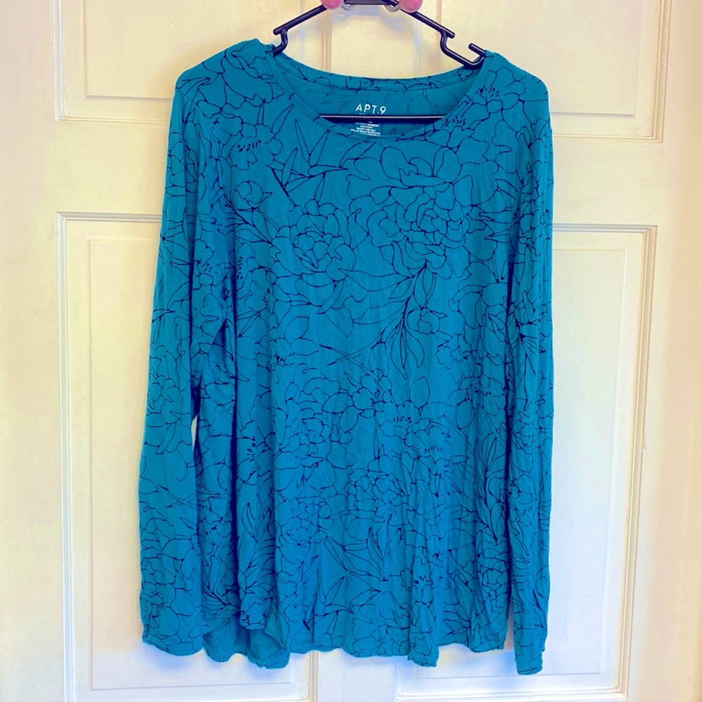 ✨Apt. 9 Essentials Long Sleeve Blouse